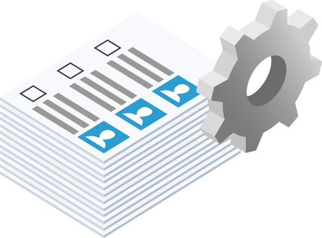 リストカスタマイズのアイコン - データリストと設定